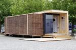 Landleben-Infos.de | Foto: Die Infobox der BAUnatour wurde als Mobile Home konzipiert und besteht zu ber 90% aus nachwachsenden Rohstoffen..
