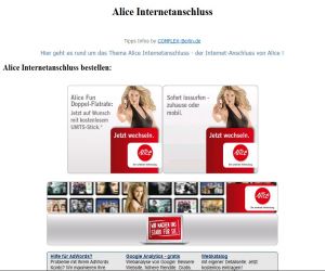 Shopping -News.de - Shopping Infos & Shopping Tipps | Alice Internetanschluss !