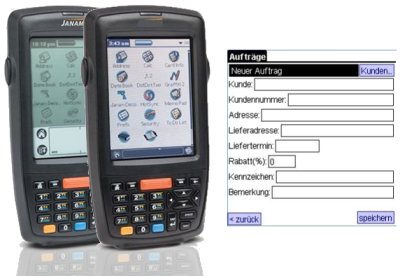 Software Infos & Software Tipps @ Software-Infos-24/7.de | Barcode PDA mit Mobiler Auftragserfassung