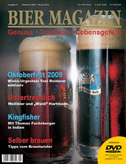 Bier-Homepage.de - Rund um's Thema Bier: Biere, Hopfen, Reinheitsgebot, Brauereien. | Bier-Homepage - Biere, Hopfen, Reinheitsgebot, Brauereien. Foto: Titelbild der ersten Ausgabe BIER MAGAZIN ( Dezember 2009 - Februar 2010 ).