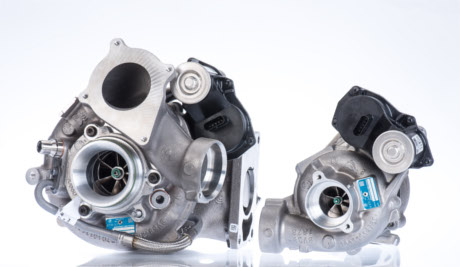 BorgWarners zweistufige, geregelte Aufladung mit zwei VTG-Turboladern steigert die Leistung und verbessert das Ansprechverhalten zahlreicher Modelle der BMW Group  bei gleichzeitig reduziertem Schadstoffaussto und Kraftstoffverbrauch.