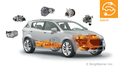 Als globaler Produktführer im Bereich sauberer, effizienter Technologien für Fahrzeuge mit Verbrennungsmotor, Hybrid- und Elektroantrieb hat BorgWarner eines der breitesten Portfolios marktreifer Technologien für 48V-Mildhybride der Industrie entwickelt.