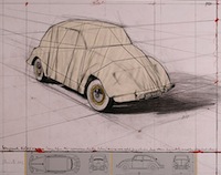 News - Central: Wrapped Volkswagen (PROJECT FOR 1961 VOLKSWAGEN BEETLE SALOON) / Galerie Fluegel-Roncak   