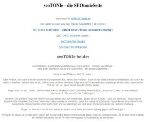 Suchmaschinenoptimierung & SEO - Artikel @ COMPLEX-Berlin.de | SEOtonie