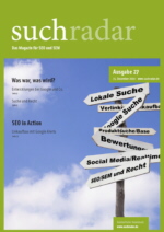 Suchmaschinenoptimierung & SEO - Artikel @ COMPLEX-Berlin.de | Foto: Cover der Ausgabe 27 vom deutschsprachigen Suchmaschinen-Magazin Suchradar .