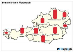 Nahrungsmittel & Ernhrung @ Lebensmittel-Page.de | Foto: Verteilung der Sozialmrkte in sterreich.