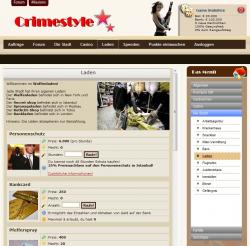 Browsergames News: BrowserGames - Foto: Screen-Shoot Gratis-Browserspiel >> Crimestyle <<.