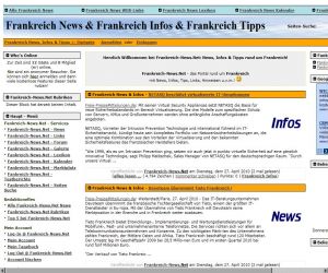 Browser Games News | Screenshot von Frankreich-News.Net