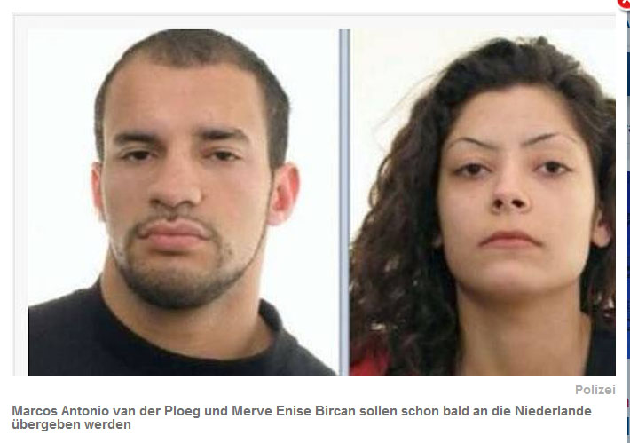 Foren News & Foren Infos & Foren Tipps | Die Niederlndischen Bonnie & Clyde sind gefasst (Foto: PM / Fahndungsfoto)