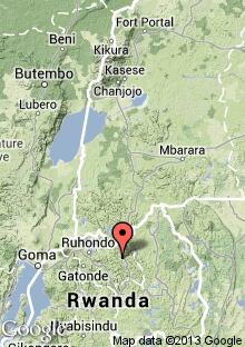 Lage Gründerzentrums Kabali in Ruanda