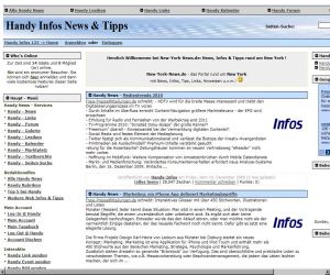 SeniorInnen News & Infos @ Senioren-Page.de | Handy-Info-123.de Screen-Shoot