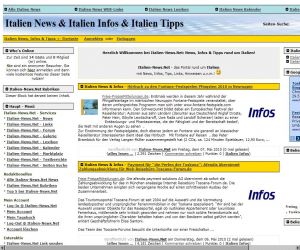Freie Pressemitteilungen | Screenshot von Italien-News.Net