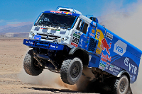 News - Central: Angetrieben von BorgWarners Lfter und Visctronic-Lfterkupplungen, belegten Fahrzeuge von KAMAZ bei der berhmten Rallye Dakar durch Sdamerika die Pltze eins, zwei, drei und fnf.