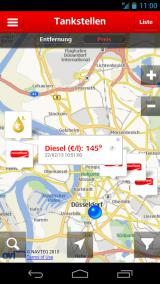Autogas / LPG / Flssiggas | Foto: Die neue NOVOFLEET App bietet erweiterte Suchkriterien und zeigt erste Spritpreise in Echtzeit an.