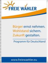 Deutsche-Politik-News.de | Das Wahlprogramm der Partei FREIE WHLER auf www.FreieWaehler.eu