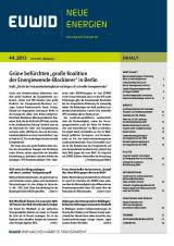 EUWID Neue Energien 44/2013 beinhaltet unter anderem ein Interview mit Franz Untersteller |  Landwirtschaft News & Agrarwirtschaft News @ Agrar-Center.de