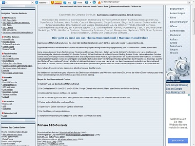 Software Infos & Software Tipps @ Software-Infos-24/7.de | Foto: Screenshot http://mammuthanull.complex-berlin.de