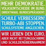 Deutschland-24/7.de - Deutschland Infos & Deutschland Tipps | Foto: Zentrale Anliegen der Partei FREIE WHLER