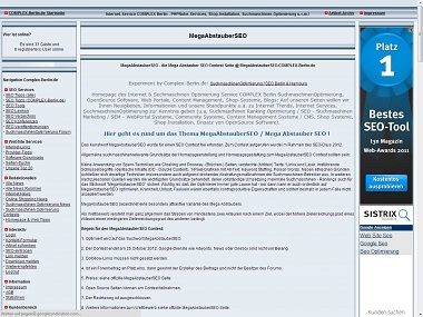 Sachsen-News-24/7.de - Sachsen Infos & Sachsen Tipps | MegaAbstauberSEO @  Complex Screenshot