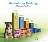Foto: aut Umfrageergebnis die drei beliebtesten Hundefutter-Marken im Segment Nassfutter.