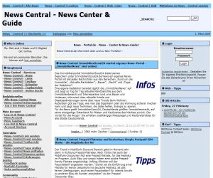 Freie Pressemitteilungen | News-Central.de bietet Infos, News und Links zu Internet-Foren u.v.m. !