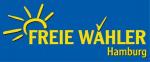 Deutsche-Politik-News.de | Das neue Logo von FREIE WHLER Hamburg: Gelbe Sonne auf maritimem Blau.