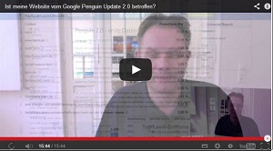 Suchmaschinenoptimierung & SEO - Artikel @ COMPLEX-Berlin.de | Foto: Video von Hanns Kronenberg zum Penguin Update 2.0