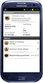 Handy News @ Handy-Info-123.de | Android App ONE TRACK von EURO-LOG zur intelligenten und proaktiven Sendungsverfolgung