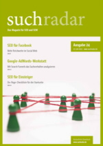 Suchmaschinenoptimierung & SEO - Artikel @ COMPLEX-Berlin.de | Foto: Cover der Juli-Ausgabe von suchradar.