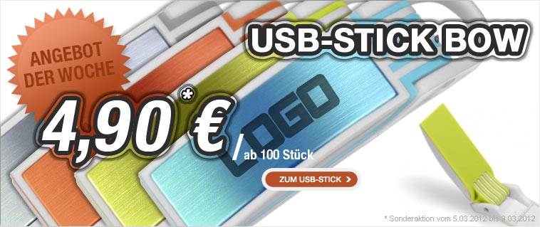 Gutscheine-247.de - Infos & Tipps rund um Gutscheine | USB Stick Bow