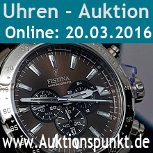 Uhren-Online-Auktion am 20.03.2016 