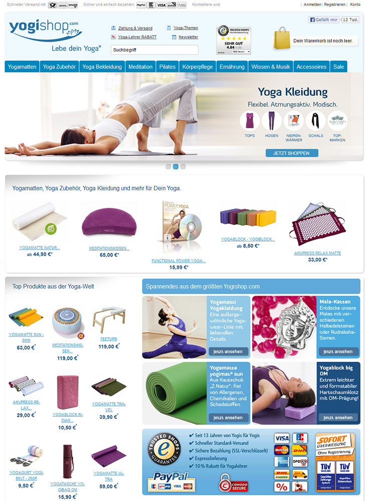 Gesundheit Infos, Gesundheit News & Gesundheit Tipps | Yoga-Produkte online kaufen auf http://www.yogishop.com