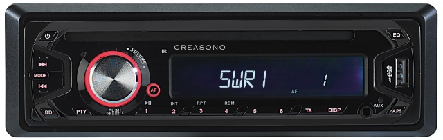 CREASONO MP3-RDS-Autoradio USB/SD 4x45W 