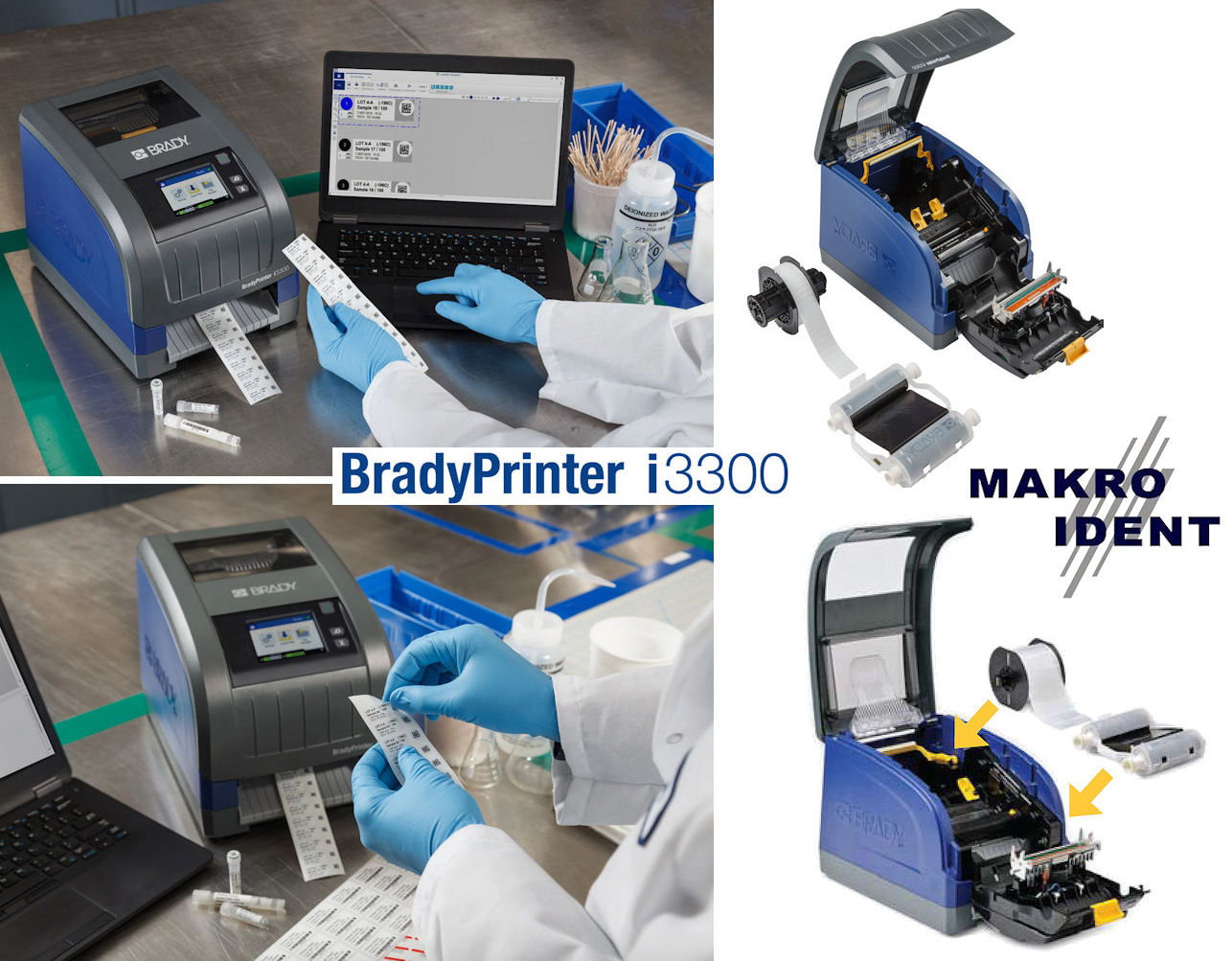 Labor-Etikettendrucker Brady i3300 mit automatischer Materialerkennung | Freie-Pressemitteilungen.de