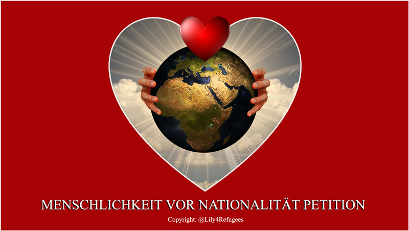 Die Petition: #HumanityB4Nationality (Menschlichkeit vor Nationalitt | Freie-Pressemitteilungen.de