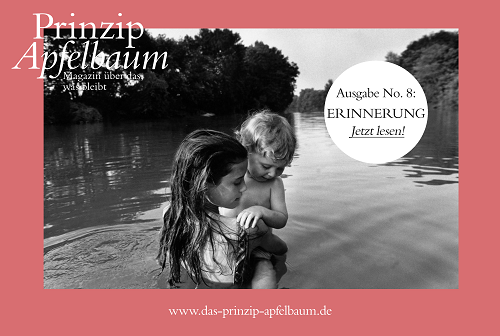Welche Rolle spielen Erinnerungen in unserem Leben? Was bleibt von ihnen nach dem Tod? Welche Br�cken schlagen sie in Vergangenheit und Zukunft? Wie k�nnen wir unsere Erinnerungen an unsere Kinder und Enkel weitergeben? Antworten auf diese und weitere Fragen gibt die aktuelle Ausgabe des kostenlosen Online-Magazins �Prinzip Apfelbaum� mit dem Thema ERINNERUNG.   Bildnachweis: � Initiative �Mein Erbe tut Gutes. Das Prinzip Apfelbaum� unter Verwendung von Larry Towell / Magnum Photos / Agentur Focus | Freie-Pressemitteilungen.de