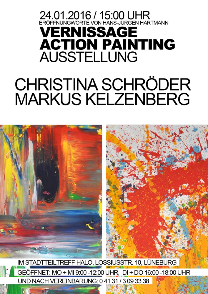 Vernissage Action Painting Ausstellung | Freie-Pressemitteilungen.de